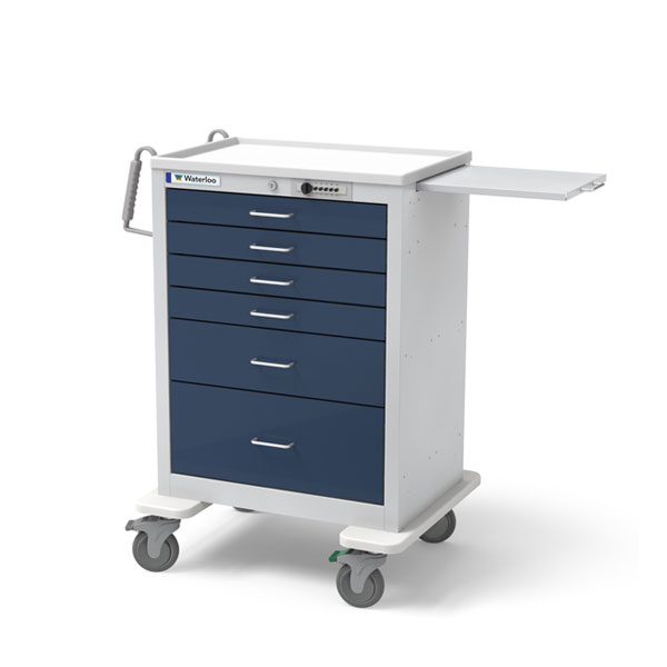6 Drawer Unicart, choice of color exterior / choice of color drawers, simplex lock